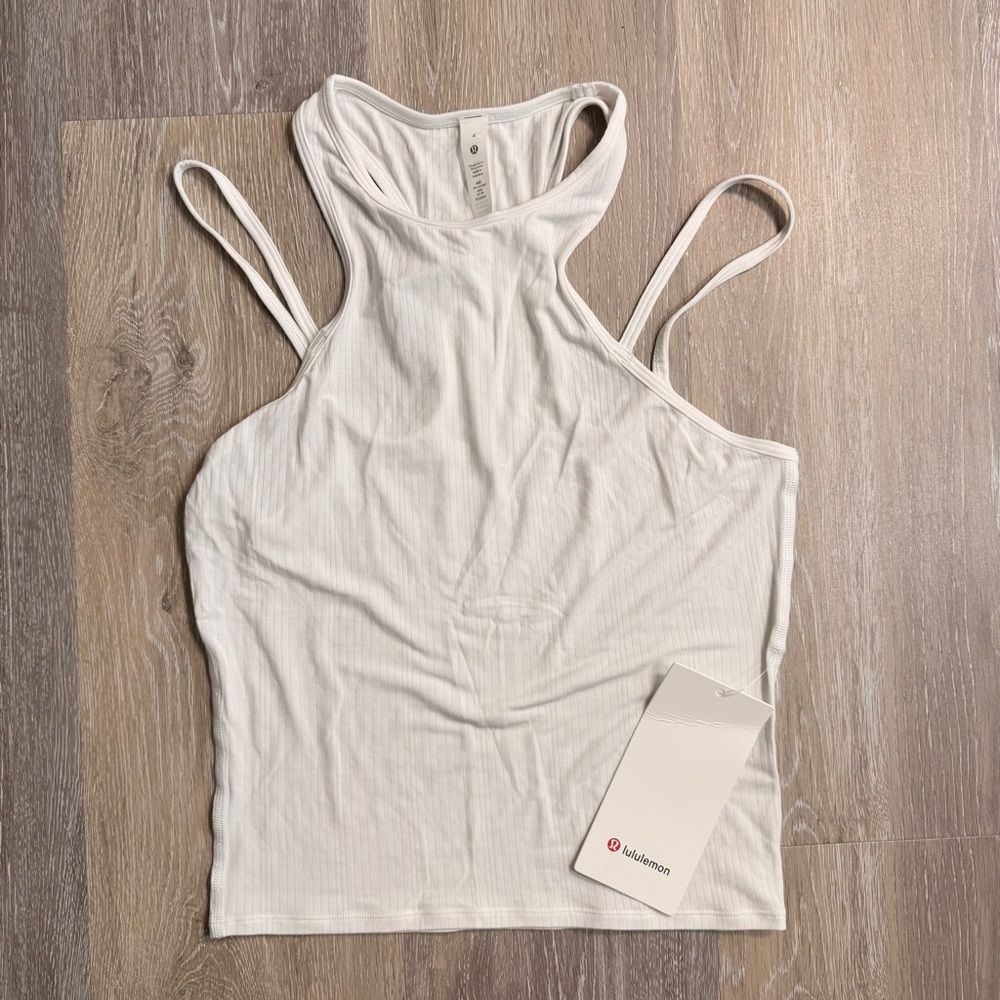 Lululemon Double - Strap Yoga Tank - White